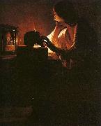 Georges de La Tour The Repentant Magdalen china oil painting artist